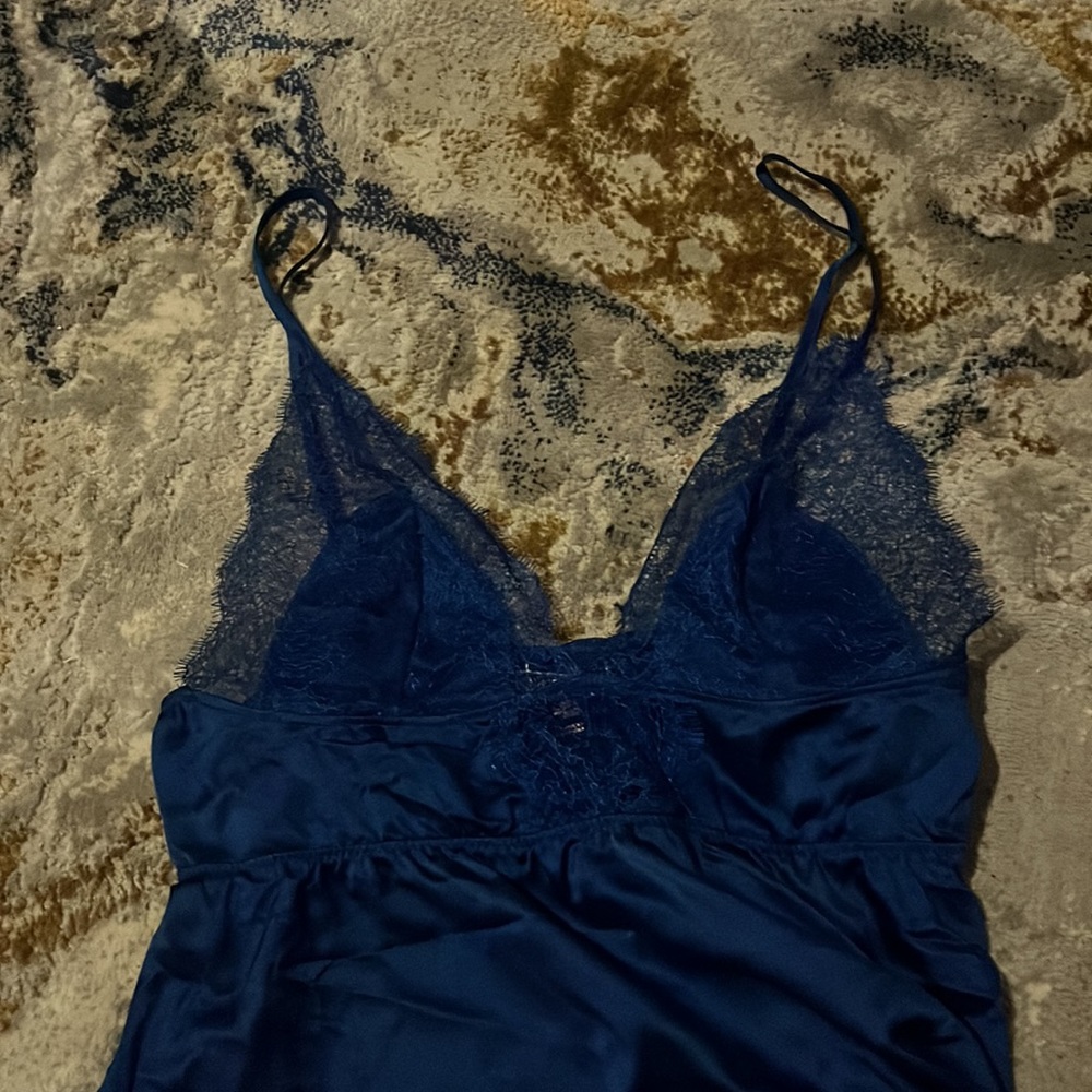 Victoria’s Secret Teal Lace Babydoll - Picture 3 of 6